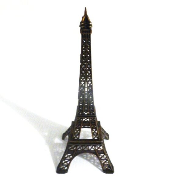 7" All Metal EIFFEL TOWEL Paper Weight ? Model Building City France - Picture 1 of 7